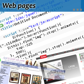 Web pages